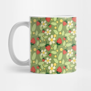 Neck Gaiter Fruit Strawberry Face Mask Bandana Balaclava Headband Made in the USA Mug